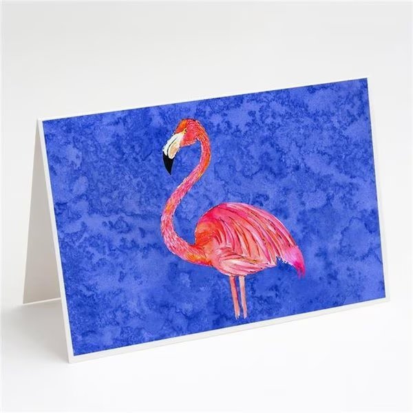 Carolines Treasures 8685GCA7P Pink Flamingo Greeting Cards & Envelopes - Pack of 8, Carolines Treasures, Mfr#: 8685GCA7P